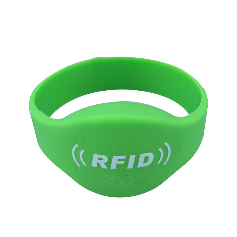 125KHZ TK4100 Braccialetto RFID in silicone impermeabile indossabile