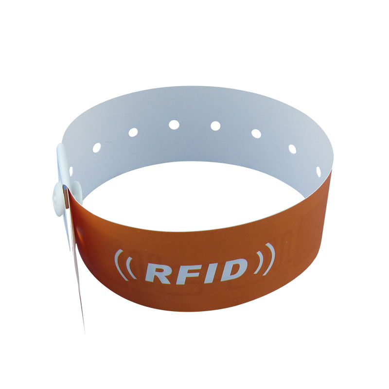 Braccialetti sportivi monouso in carta RFID monouso per riunioni di sport atletici